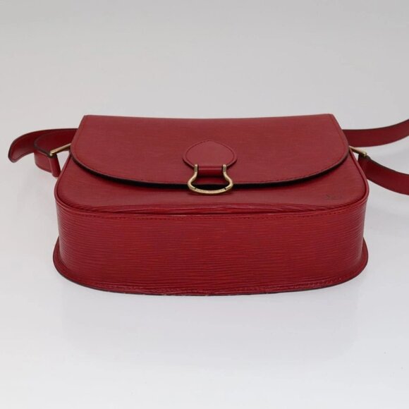 LOUIS VUITTON Epi Saint Cloud GM Shoulder Bag Red M52197 LV Auth 111225 - Picture 5 of 16